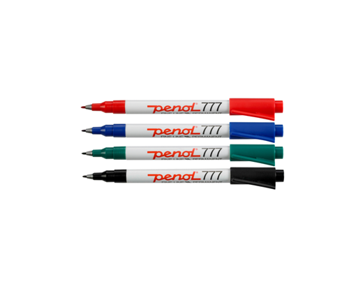 Marker Penol 777 1,0 mm. permanent rød